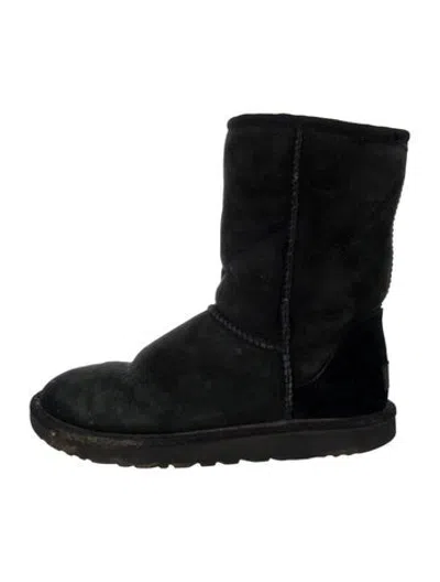Pre-owned Ugg Suede Boots In Blue