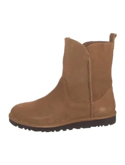 Pre-owned Ugg Suede Boots In Brown