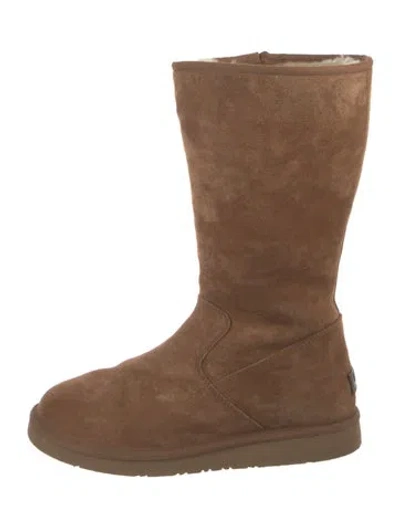 Pre-owned Ugg Suede Boots In Brown