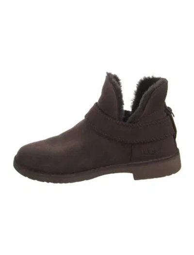 Pre-owned Ugg Suede Boots In Brown
