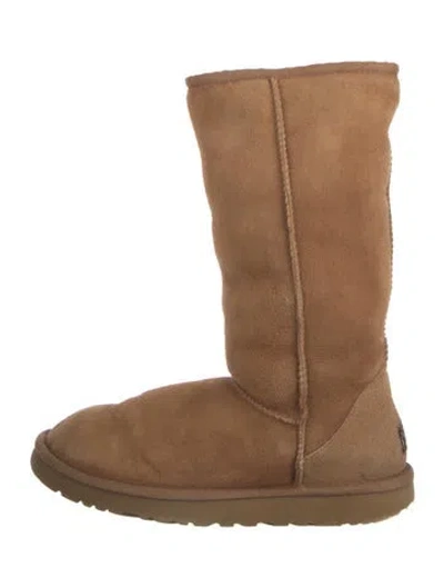 Pre-owned Ugg Suede Boots In Brown