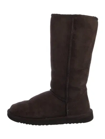 Pre-owned Ugg Suede Boots In Brown