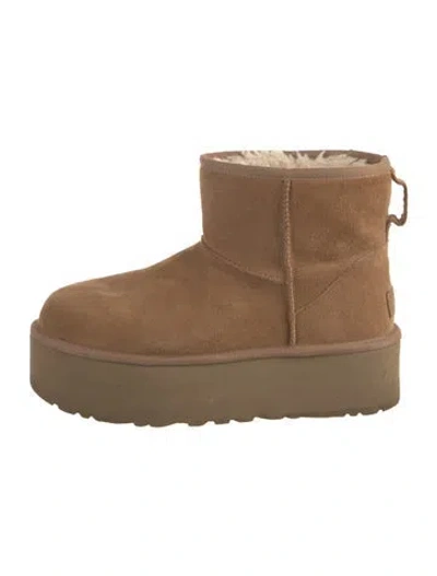 Pre-owned Ugg Suede Boots In Brown
