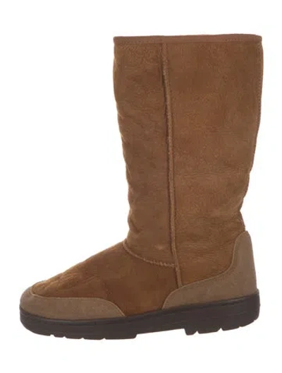 Pre-owned Ugg Suede Boots In Brown
