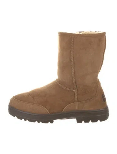 Pre-owned Ugg Suede Boots In Brown