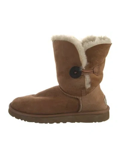 Pre-owned Ugg Suede Boots In Brown