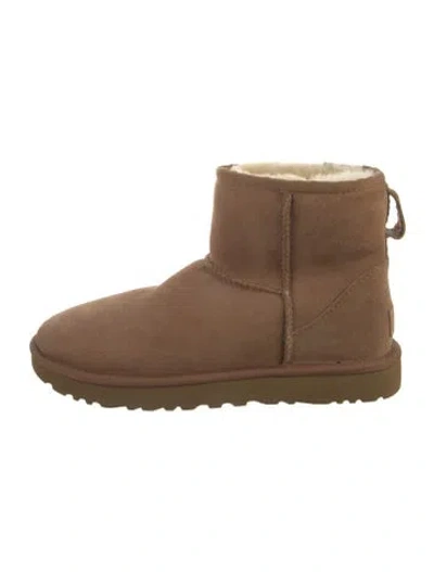 Pre-owned Ugg Suede Boots In Brown