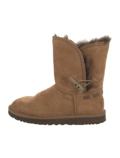 Pre-owned Ugg Suede Boots In Brown