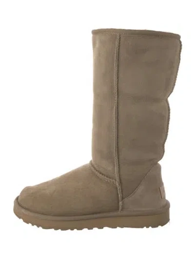 Pre-owned Ugg Suede Boots In Brown