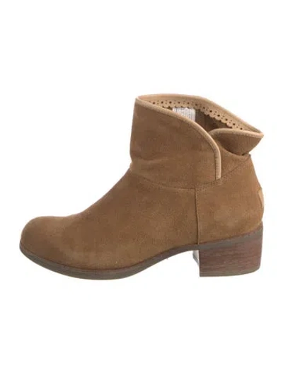 Pre-owned Ugg Suede Boots In Brown
