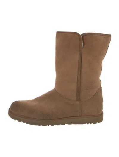 Pre-owned Ugg Suede Boots In Brown