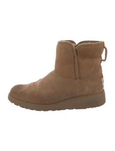 Pre-owned Ugg Suede Boots In Brown