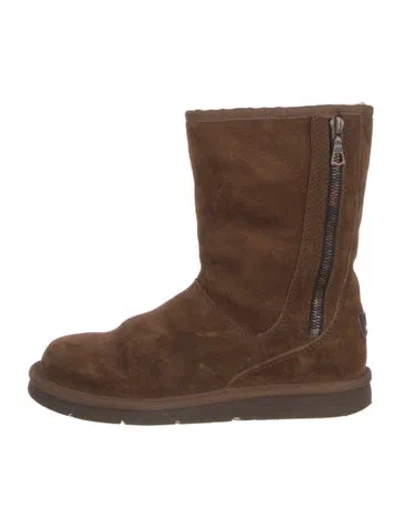 Pre-owned Ugg Suede Boots In Brown