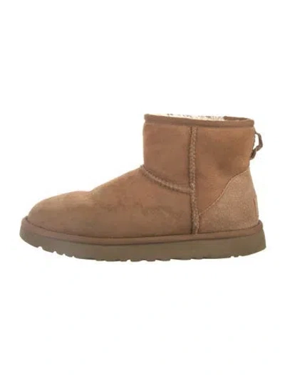 Pre-owned Ugg Suede Boots In Brown