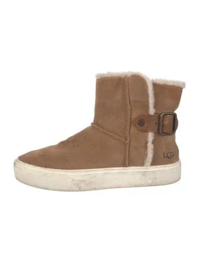 Pre-owned Ugg Suede Boots In Brown