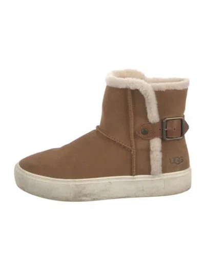 Pre-owned Ugg Suede Boots In Brown