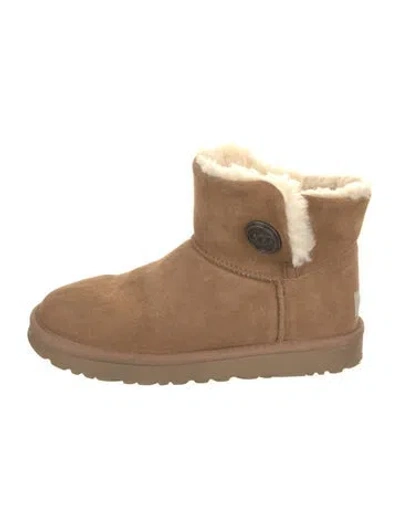 Pre-owned Ugg Suede Boots In Brown