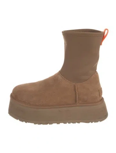 Pre-owned Ugg Suede Boots In Brown