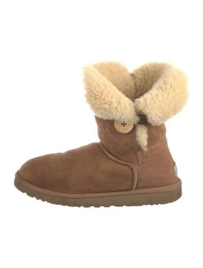 Pre-owned Ugg Suede Boots In Brown