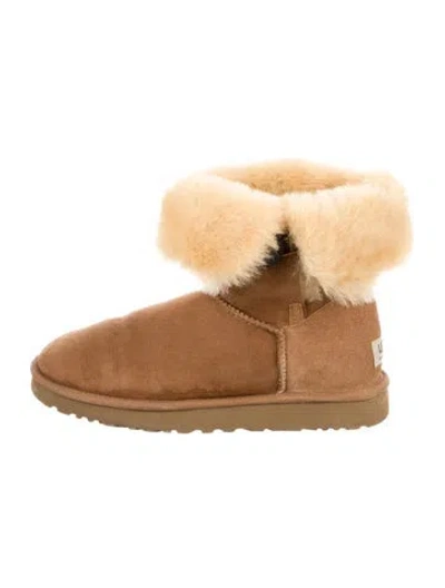 Pre-owned Ugg Suede Boots In Brown