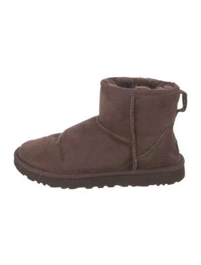 Pre-owned Ugg Suede Boots In Brown