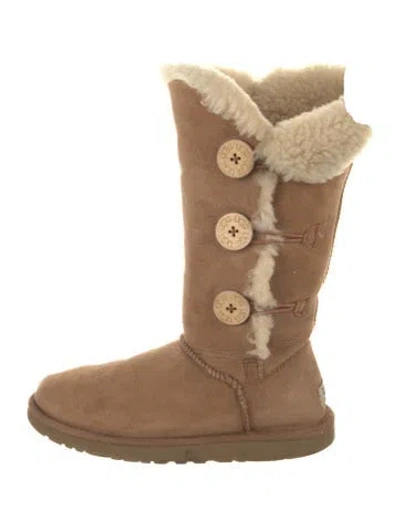 Pre-owned Ugg Suede Boots In Brown
