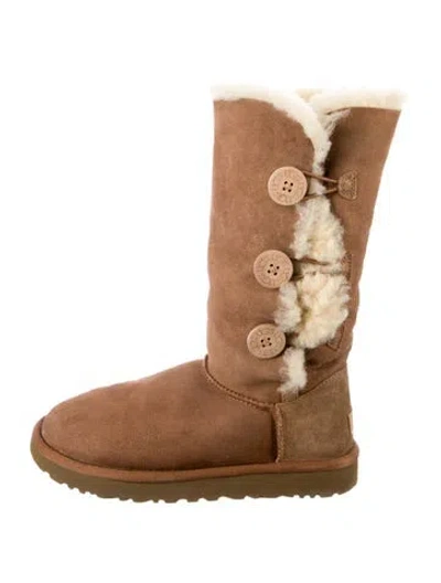 Pre-owned Ugg Suede Boots In Brown
