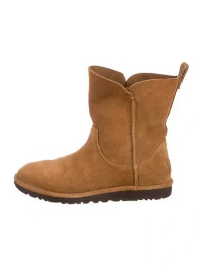 Pre-owned Ugg Suede Boots In Brown