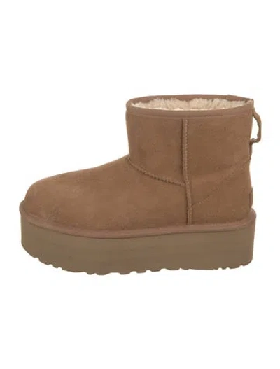 Pre-owned Ugg Suede Boots In Brown