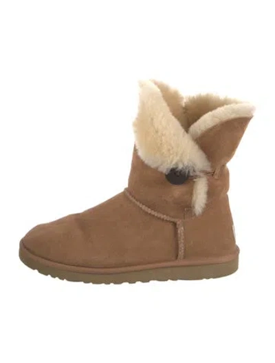 Pre-owned Ugg Suede Boots In Brown