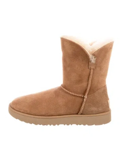 Pre-owned Ugg Suede Boots In Brown