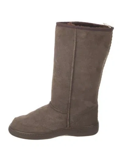 Pre-owned Ugg Suede Boots In Brown