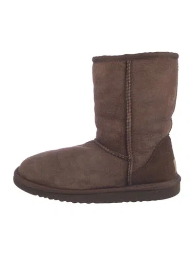 Pre-owned Ugg Suede Boots In Brown