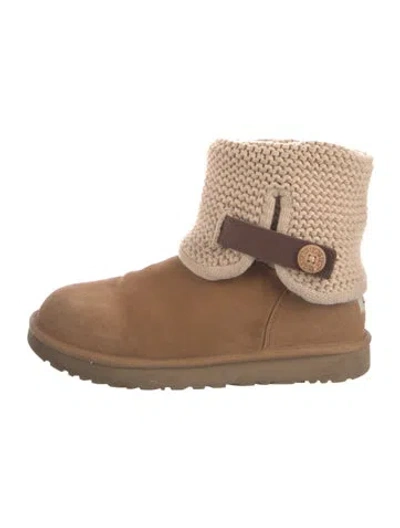Pre-owned Ugg Suede Boots In Brown