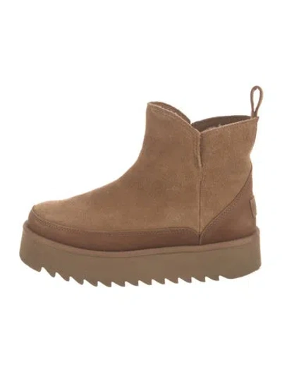 Pre-owned Ugg Suede Boots In Brown