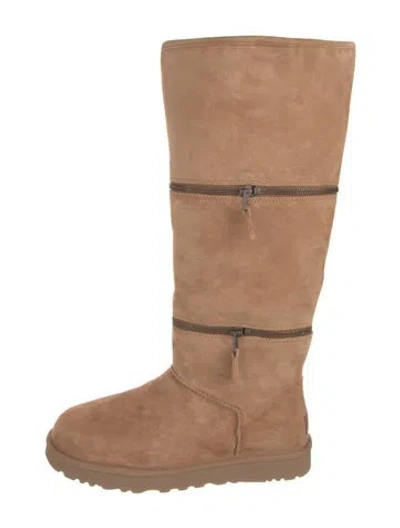 Pre-owned Ugg Suede Boots In Brown
