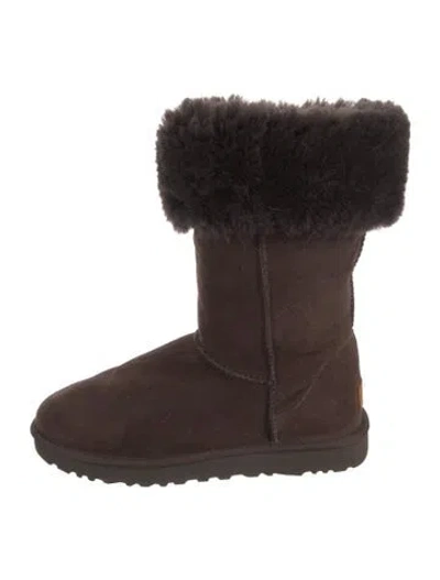 Pre-owned Ugg Suede Boots In Brown