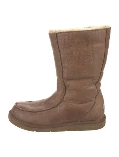 Pre-owned Ugg Suede Boots In Brown