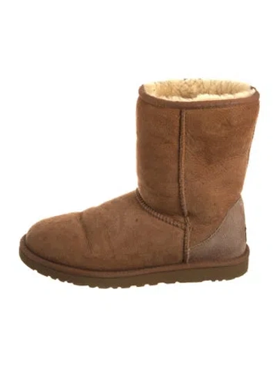 Pre-owned Ugg Suede Boots In Brown