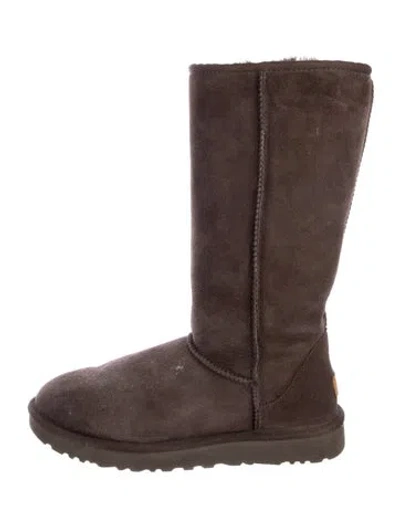 Pre-owned Ugg Suede Boots In Brown