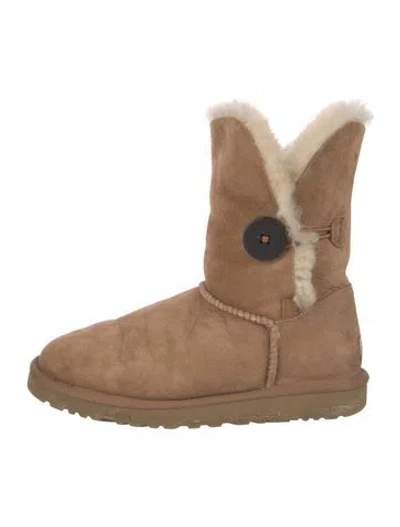 Pre-owned Ugg Suede Boots In Brown