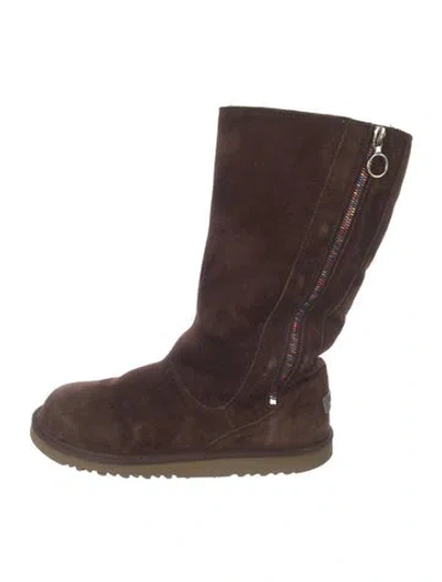 Pre-owned Ugg Suede Boots In Brown