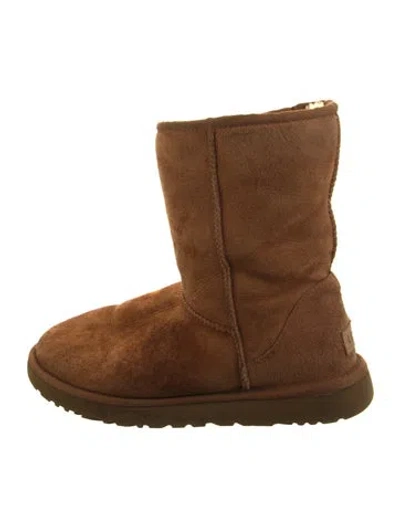 Pre-owned Ugg Suede Boots In Brown