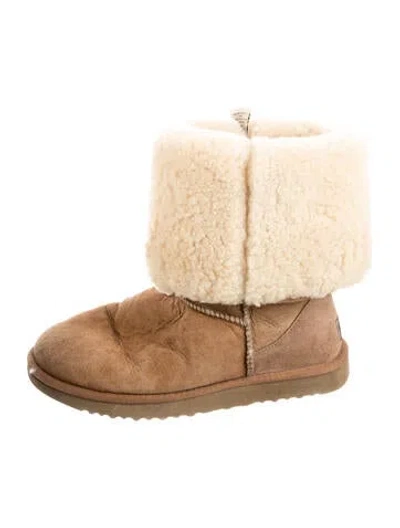 Pre-owned Ugg Suede Boots In Brown