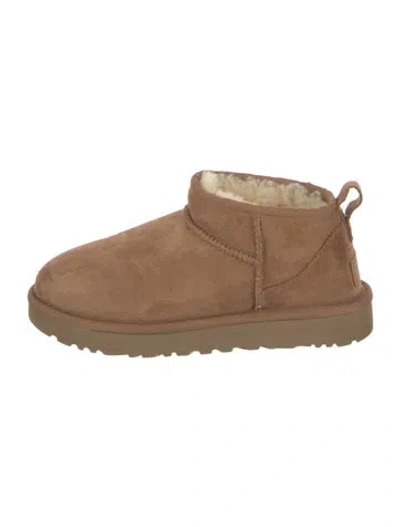Pre-owned Ugg Suede Boots In Brown