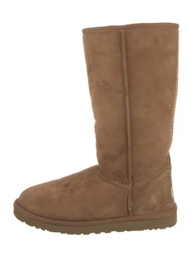 Pre-owned Ugg Suede Boots In Brown