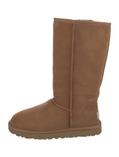 Pre-owned Ugg Suede Boots In Brown
