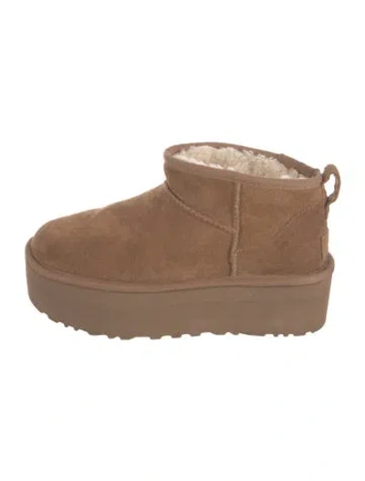Pre-owned Ugg Suede Boots In Brown