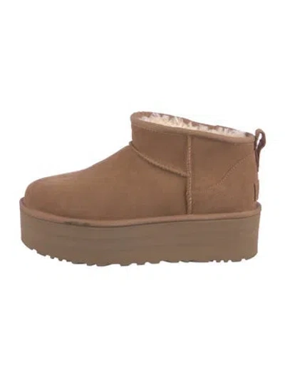 Pre-owned Ugg Suede Boots In Brown