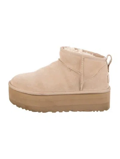 Pre-owned Ugg Suede Boots In Brown